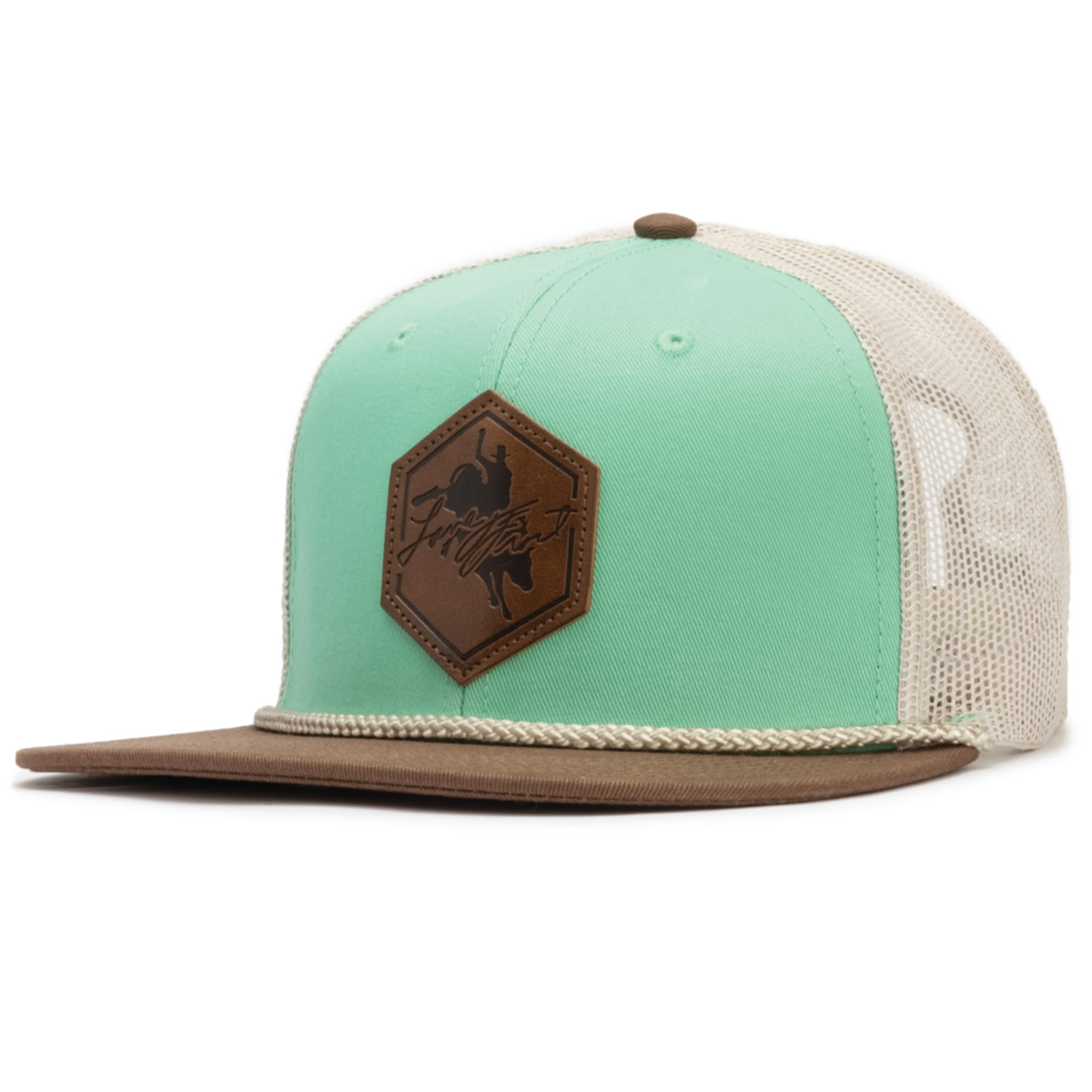 Lane Frost Flat 6-Panel Western Trucker Hats for Men &amp; Women
