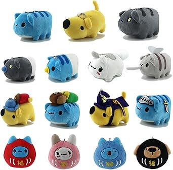 猫耳キャラクター キーホルダー ぬいぐるみ6体セット 71tNX1tiSqL._AC_SX342_.jpg