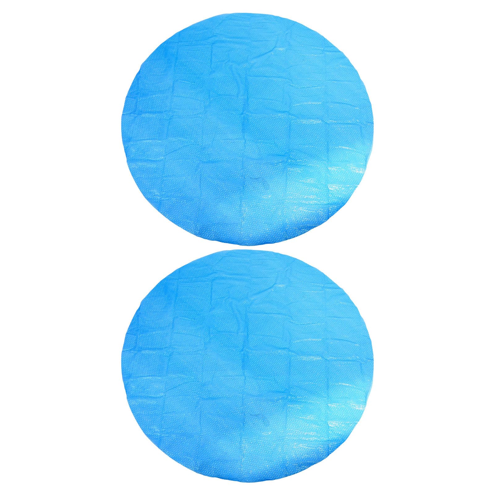 Gatuida 2 pezzi di copertura solare a bolle per piscina, pellicola termica | Telo di copertura per vasca idromassaggio, adatto a vasche idromassaggio gonfiabili rotonde da 6 piedi, copertura per