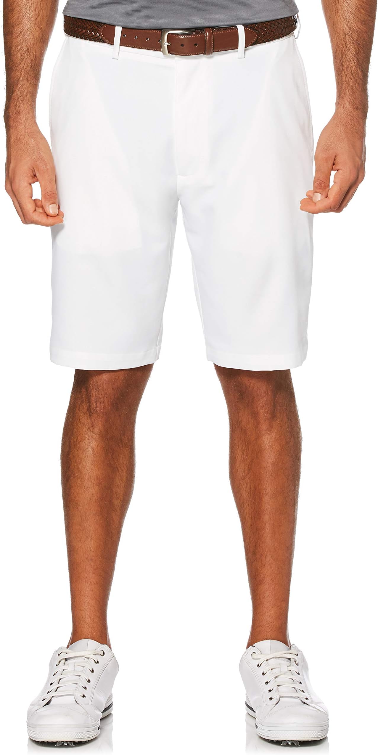 Men's Flat Front Expandable Waistband Golf Shorts