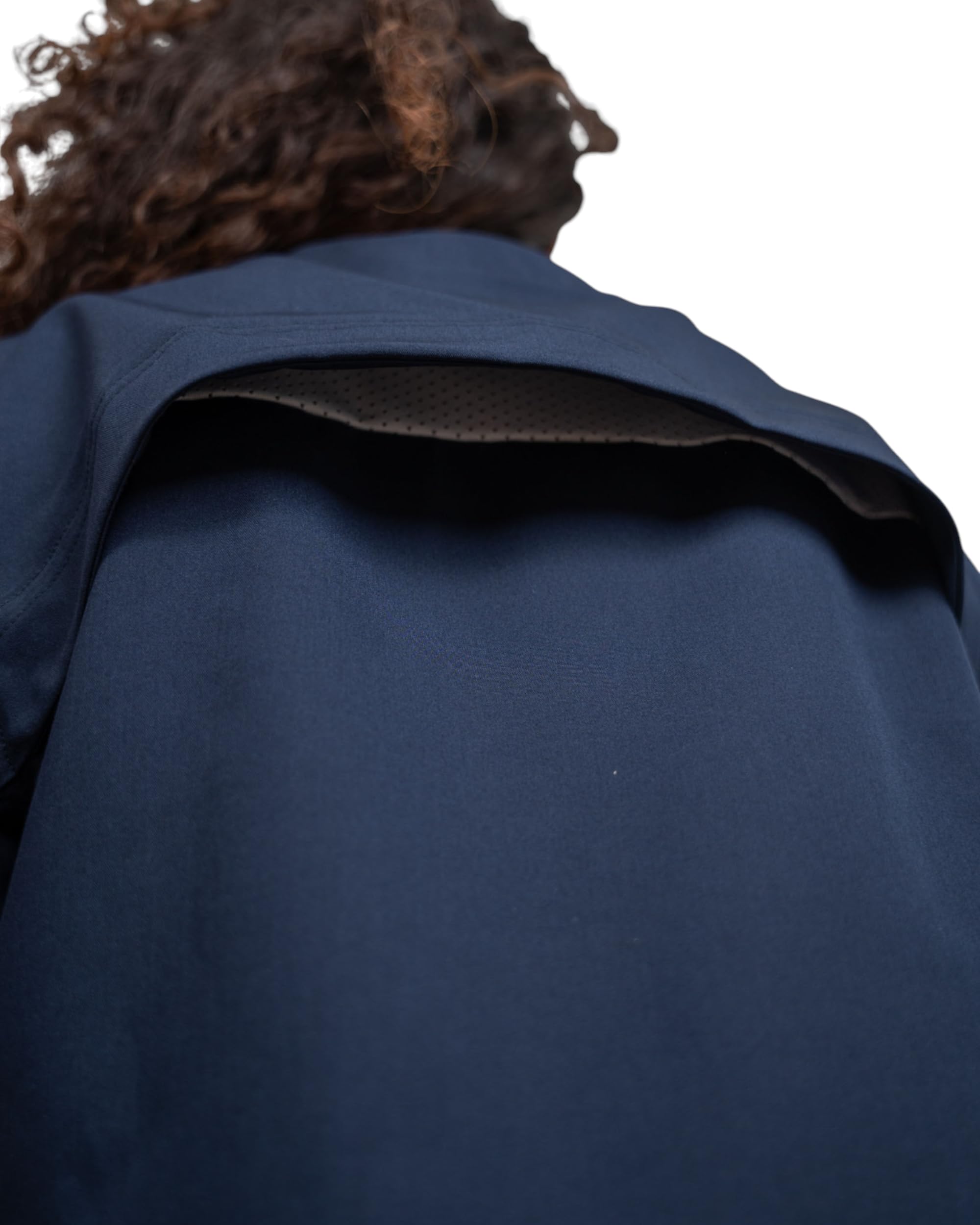 Divisa Sanitaria Professionale Donna, Tessuto Elasticizzato Traspirante con Presa d'Aria Posteriore, Pantalone Multitasche con Zip, Made in Italy