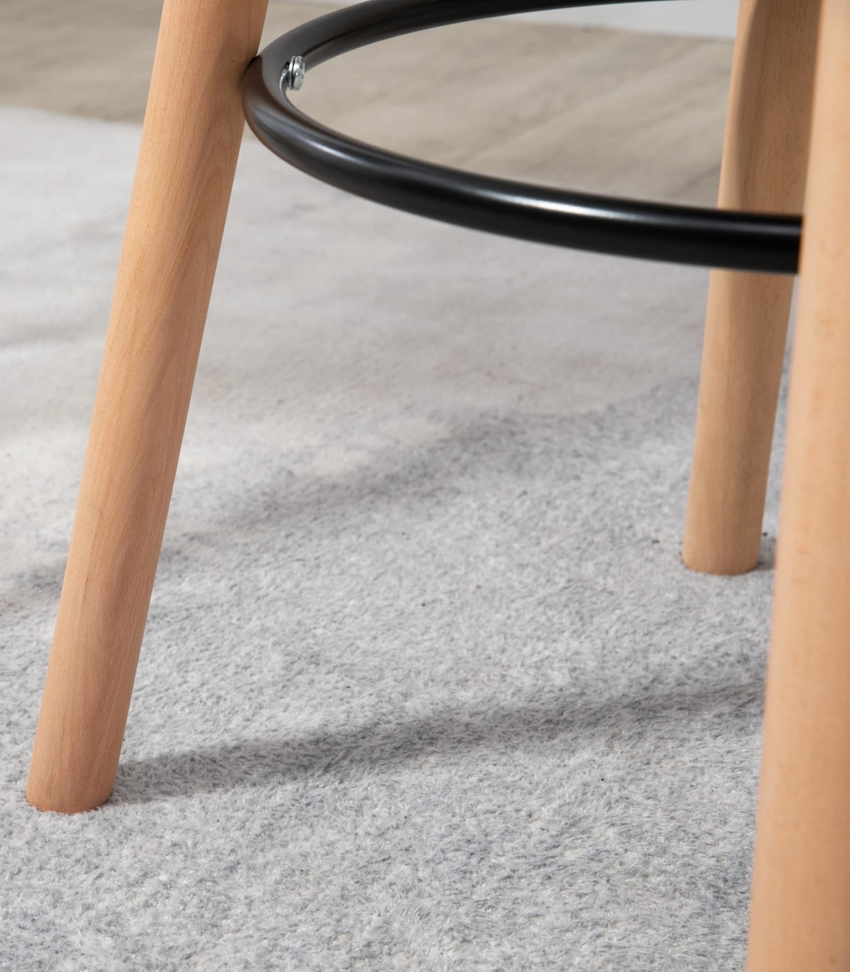 CLP Stehtisch Livia rund I Bartisch Rund I Bistrotisch Aus Holz, Farbe:Natur/schwarz
