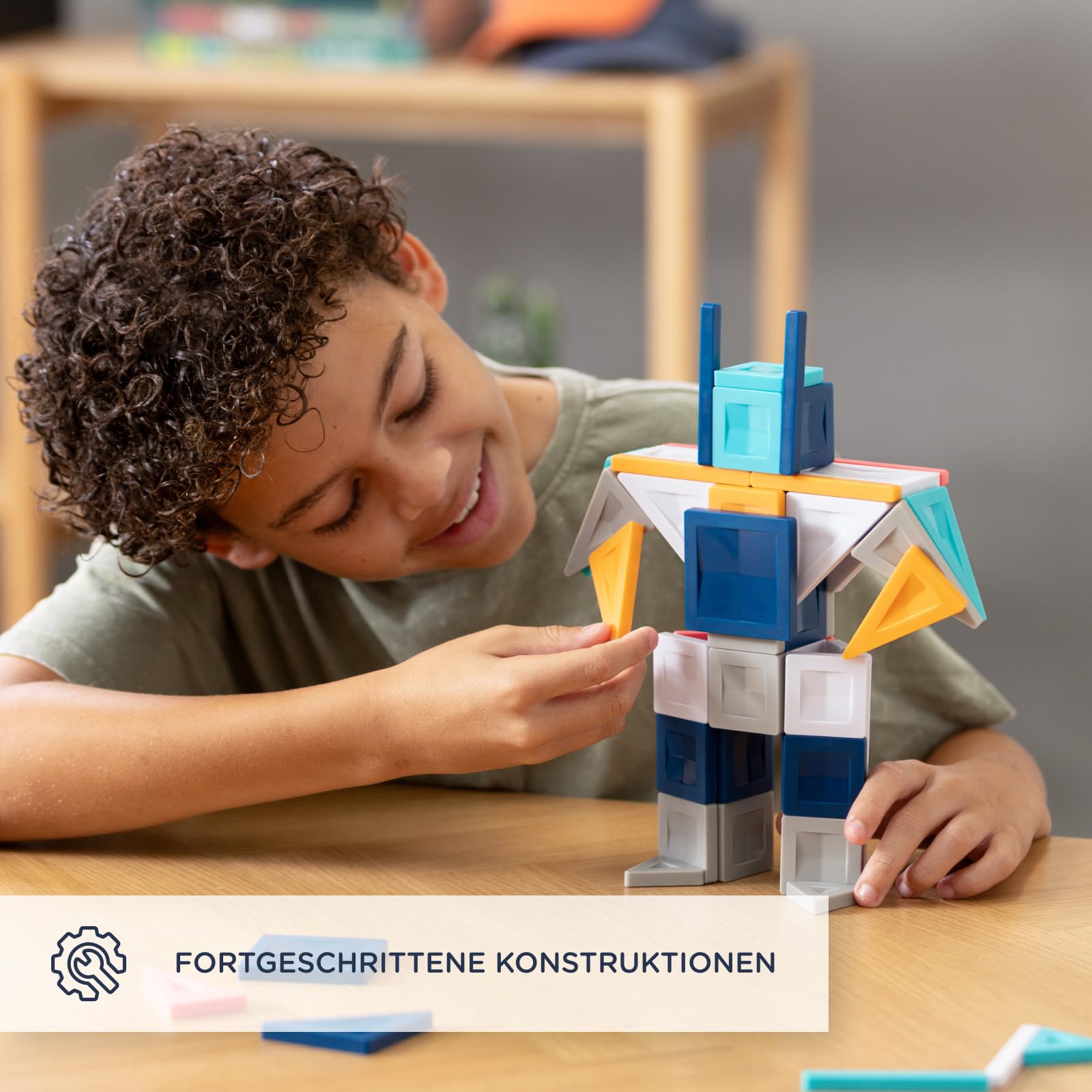 CONNETIX PRO Magnetbausteine Konstruktionsset, 70 Stück