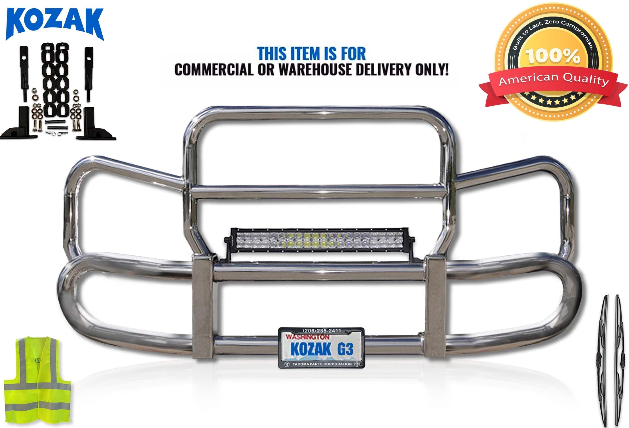 Amazon | KOZAK グリル鹿ムースブラシバンパーガード群れ300 Kenworth