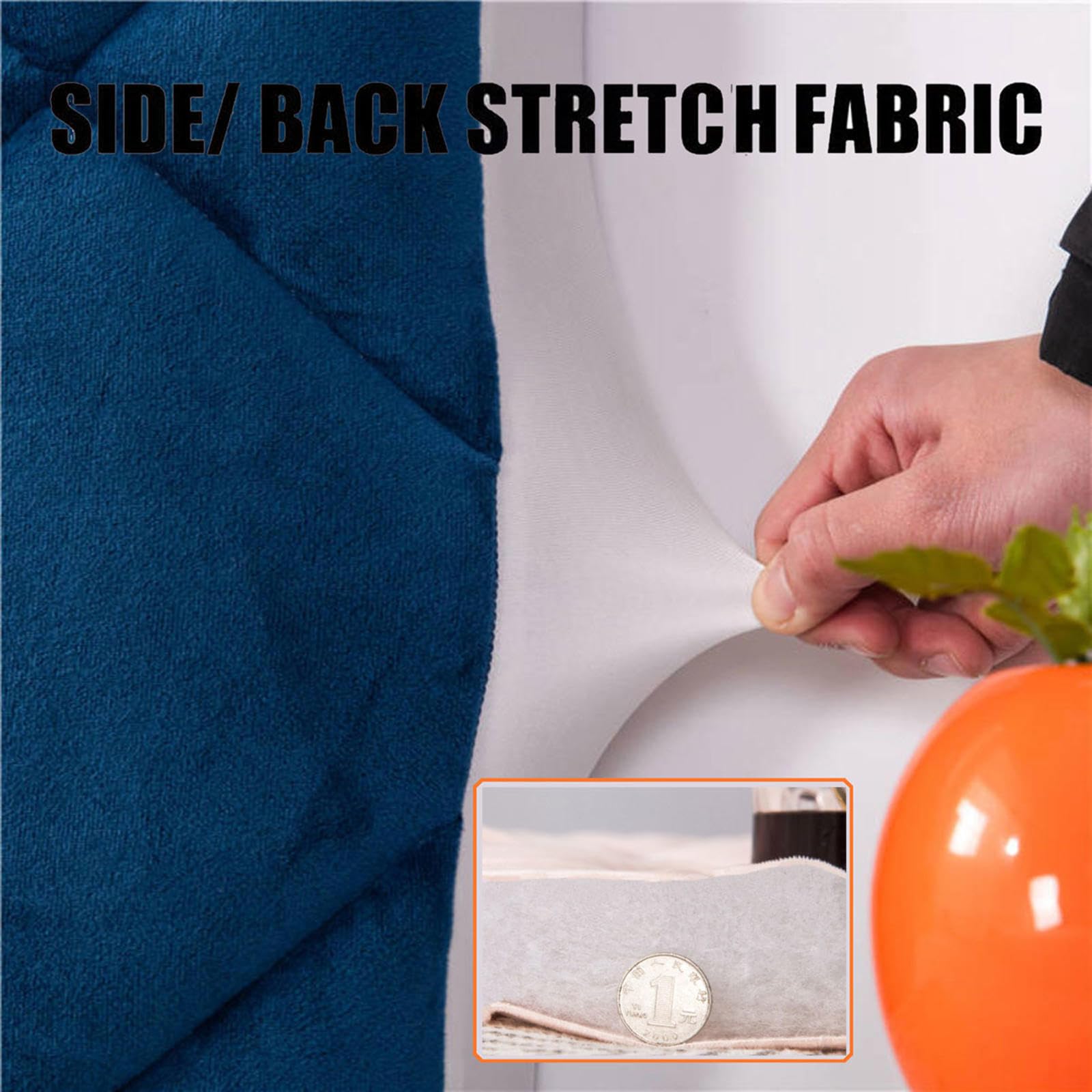 Copritestiera Letto Copertura/Copri Testata Letto Matrimoniale Singolo Imbottito Fodera Protezione, Elastica A Tinta Unita Cover Testiera Imbottita per Camera da Letto,brown-150cm