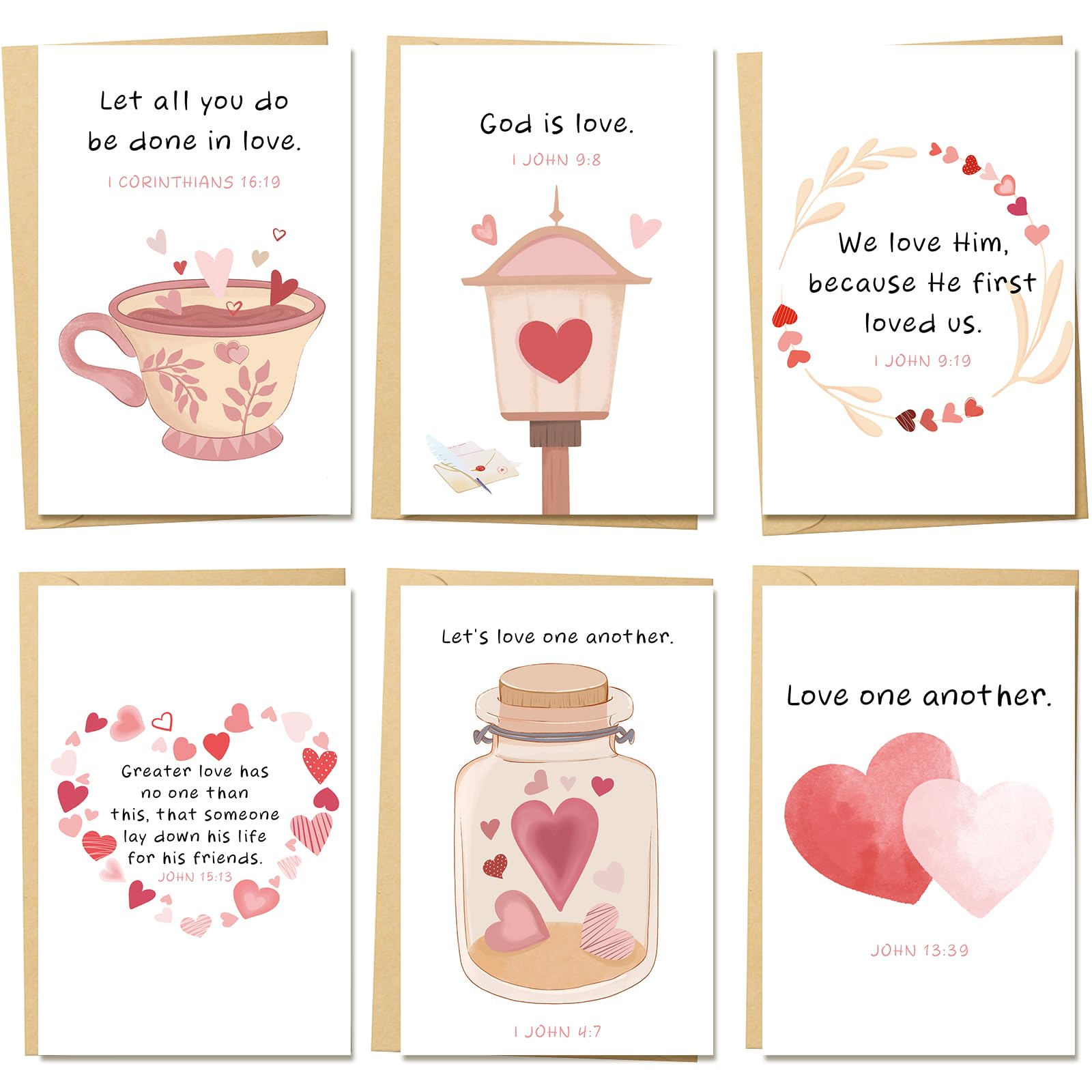 Photo 1 of **Missing Parts - See clerk notes**
Spercy 24 Bible Valentines Day Cards with Envelopes, Valentines Scripture Cards, Love Bible Verses for Kids Christian, Memory Verses