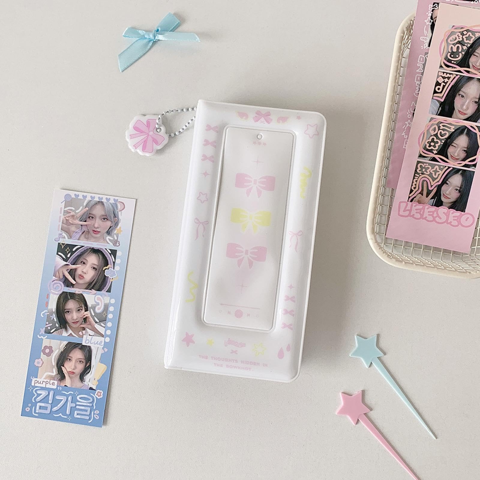 Multicolors Photo Booth Frame Photos Booth Album For 2x6 Inch Photo Strips Album 20 Pages 40 Photos