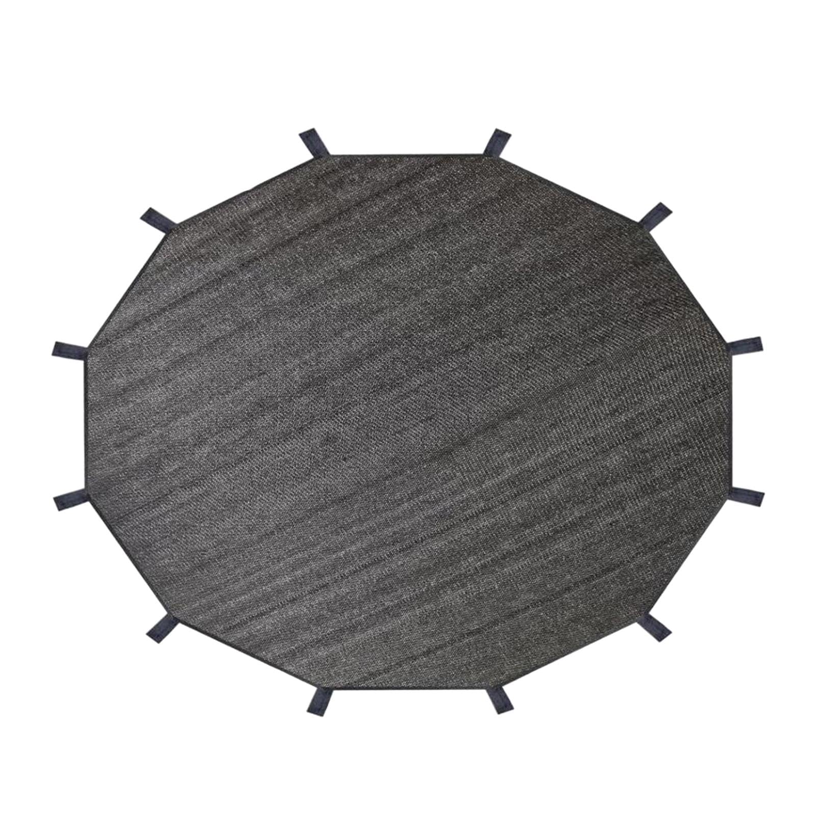 Colaxi Trampoline Shade Cover Only Canopy Multipurpose Summer Protective Polyester Easy Install Sun Protection Cover for 12 Poles