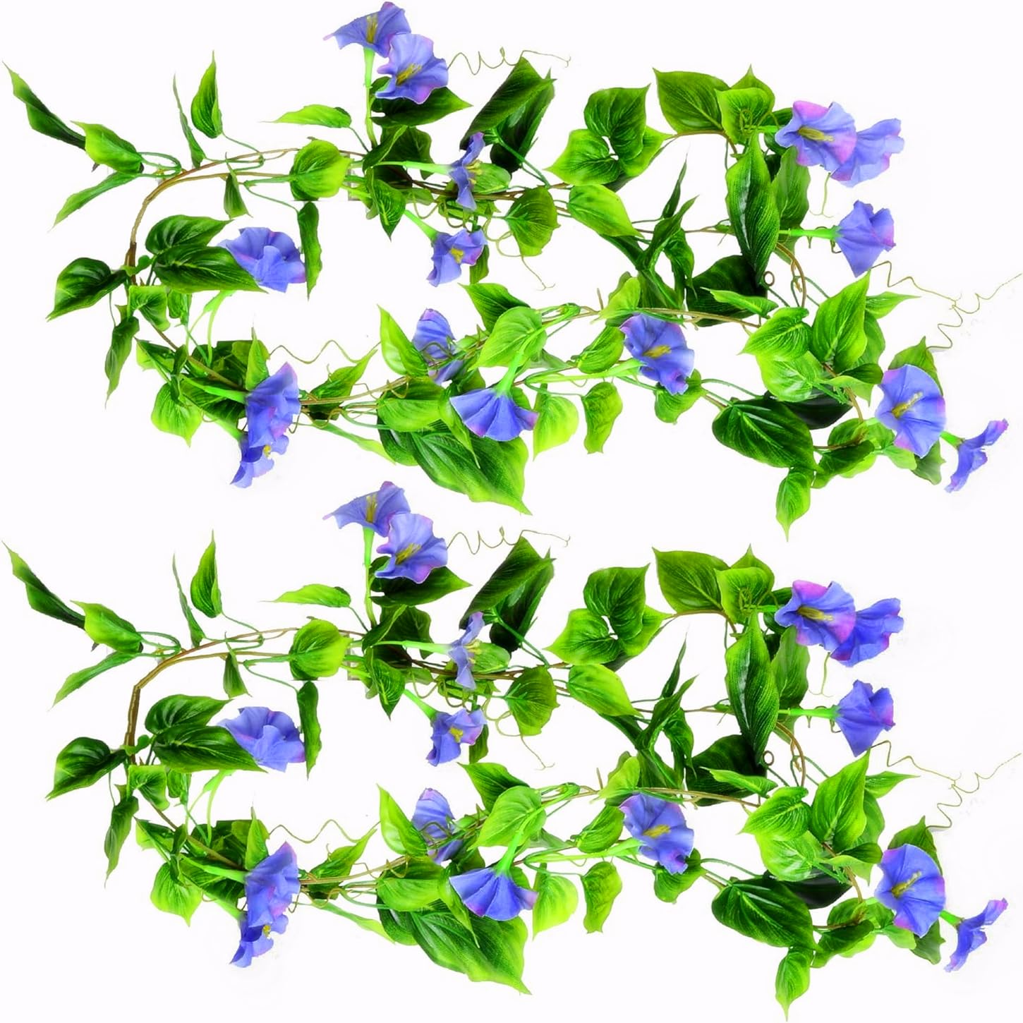 PASYOU Fake Purple Morning Glory Plants