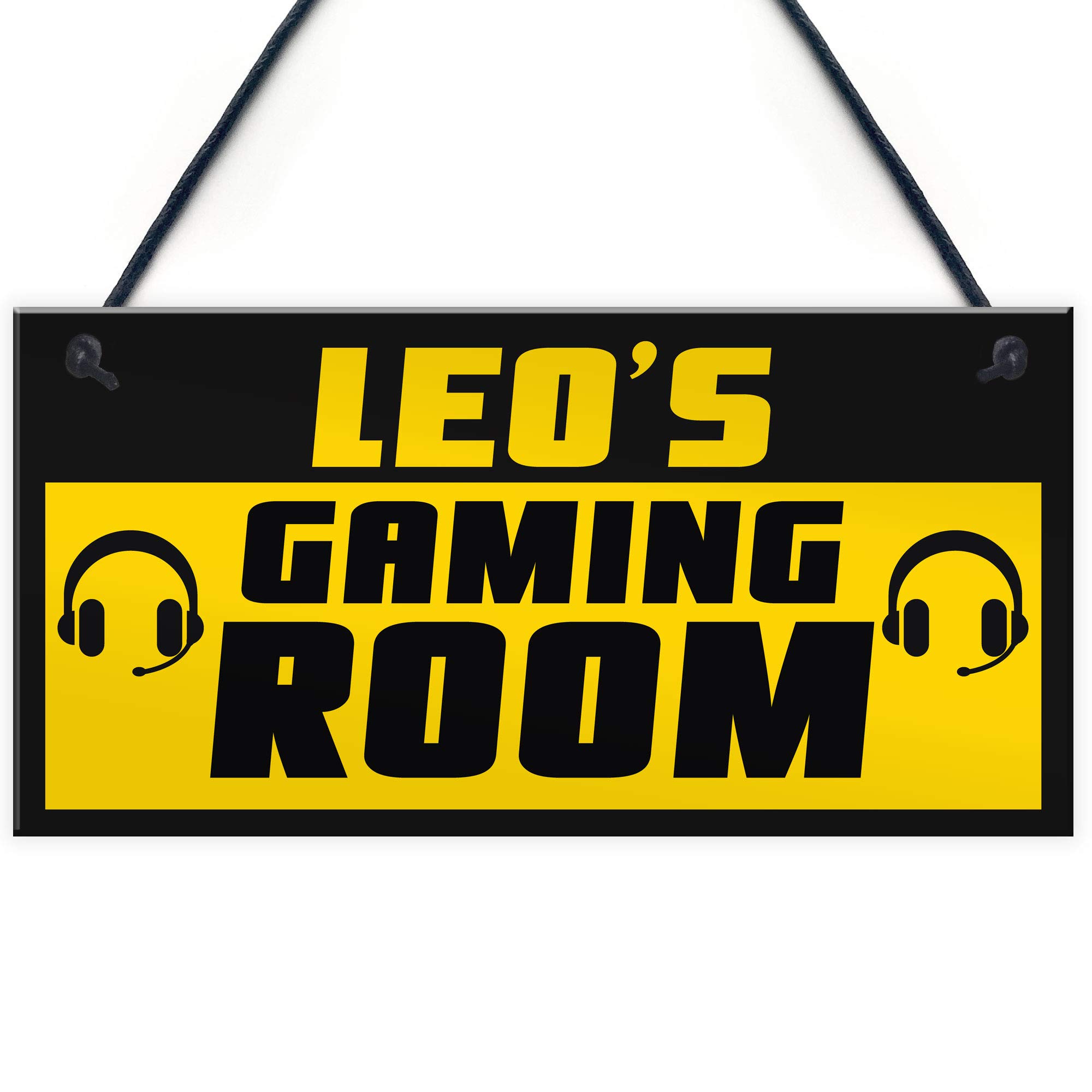 Red Ocean Novelty Boys Gaming Room PERSONALISED Sign Games Room Gift For Son Brother