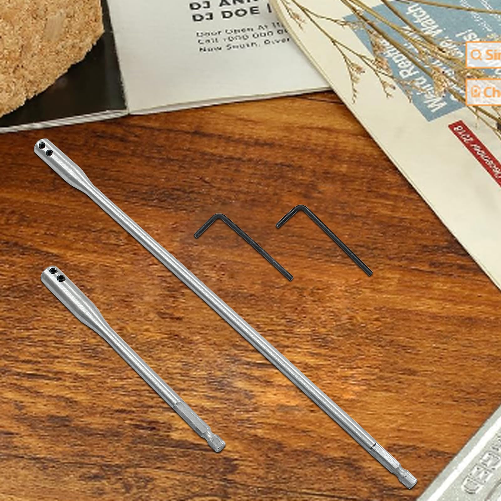 Drill Bit Extensions - 6 & 12 Inch Set -4 Drill Bit Extensions - 6 & 12 Inch Set -4