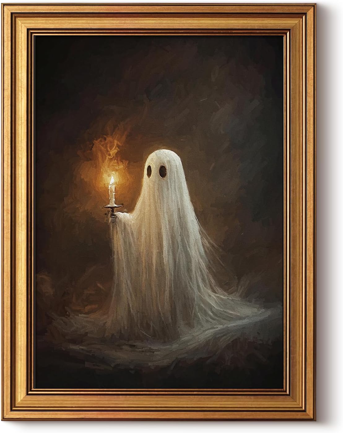 WHASAYART Gold Framed Canvas Art Prints,12x16Inch, Vintage