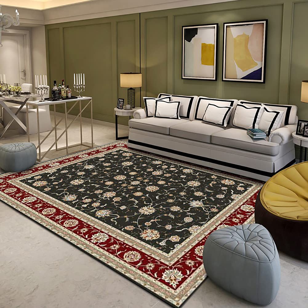Tapis de sol traditionnel vintage artistique de qualité Ruby Lil