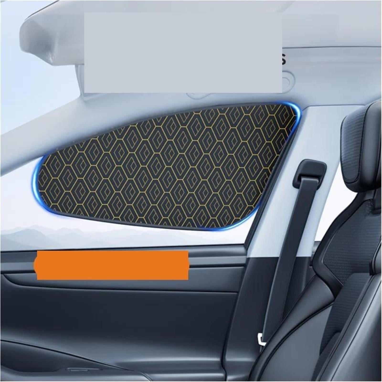 Parasol Coche Magnético Universal Parasol Lateral electrostático for Coche, Cortinas, Parasol Plegable for Ventana(Front 2pcs)