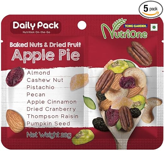 Imported - Baked Nuts & Dried Fruits, Apple Pie 28g Pack of 5