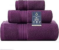 Vista 47 de COZYART - Juego de 6 toallas de baño de algodón turco, color verde salvia, gruesas suaves absorbentes duraderas, 19.17 oz/yd², incluye 2 toallas