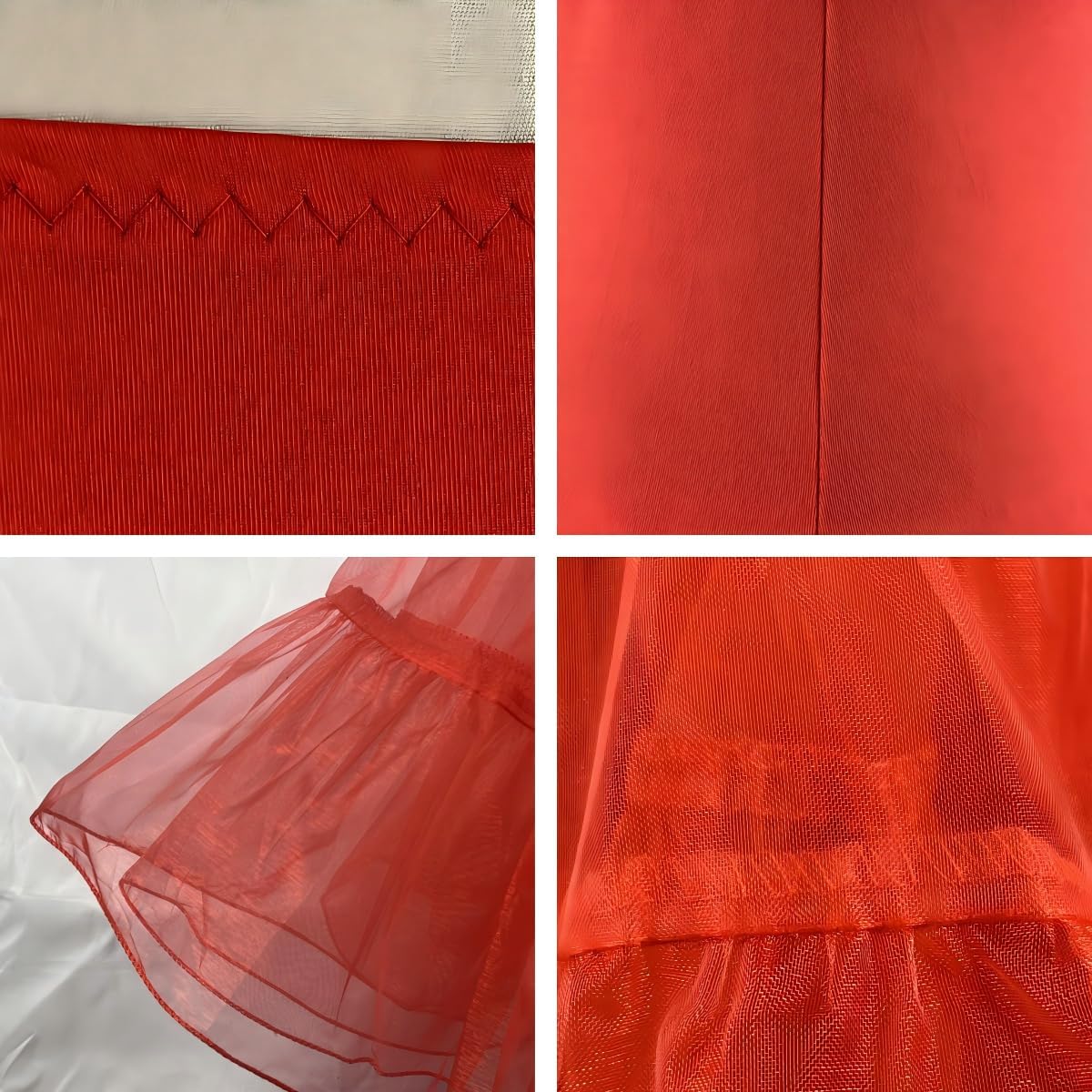 Women's 50s Vintage Petticoat 26" Crinoline Rockabilly Tutu Skirt Slip S-L… - Image 2