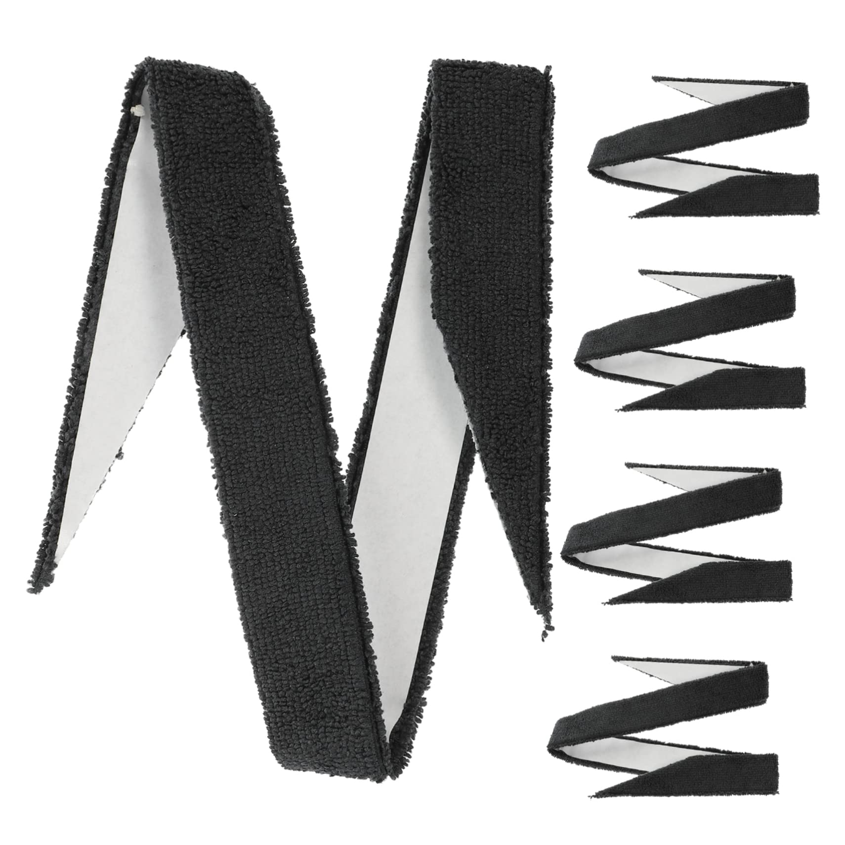 Hemoton 5Pcs Slip Racket Handle Wrapping Tape Comfortable Sweat Absorption Grip Tapes for Badminton and Tennis Essential Non Slip Straps for Racket Sports