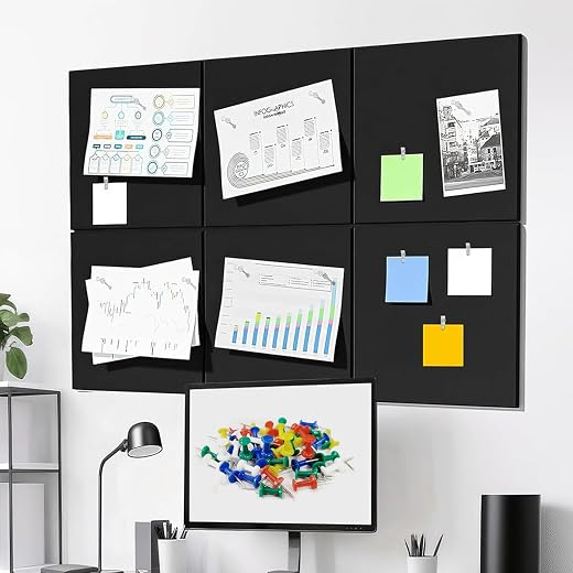 PANCA Pin Board Set of 6 Big Size 30x30cm