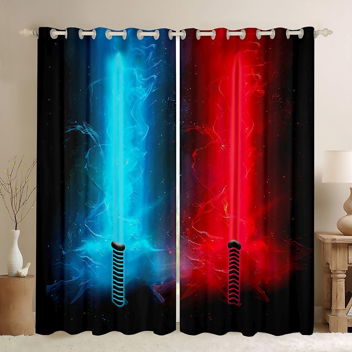 American Flag Window Curtain Boys Dirt Bike Racing Motocross Rider Curtains Kids Teens Men Rustic Farmhouse Wooden Window Treatment Curtain Retro Black Pine Tree Silhouette Window Drapes,52Wx63L