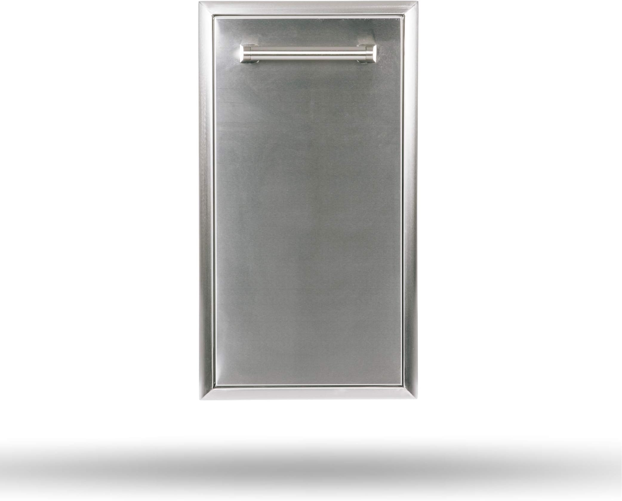 Coyote 14-Inch Roll-Out Single Trash/Recycle Bin - CSTC