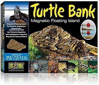 Exo Terra Turtle Bank, Magnetic Floating Island for Aquatic Turtle Terrariums, Medium, PT3801, Pack of 1
