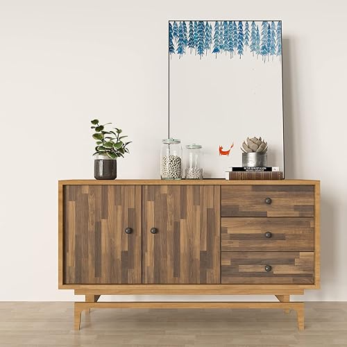 Miniatura 7 de CRE8TIVE Papel de contacto marrón con bloque de carnicero, madera de 24 x 118 pulgadas, papel tapiz para despegar y pegar, aspecto de madera,