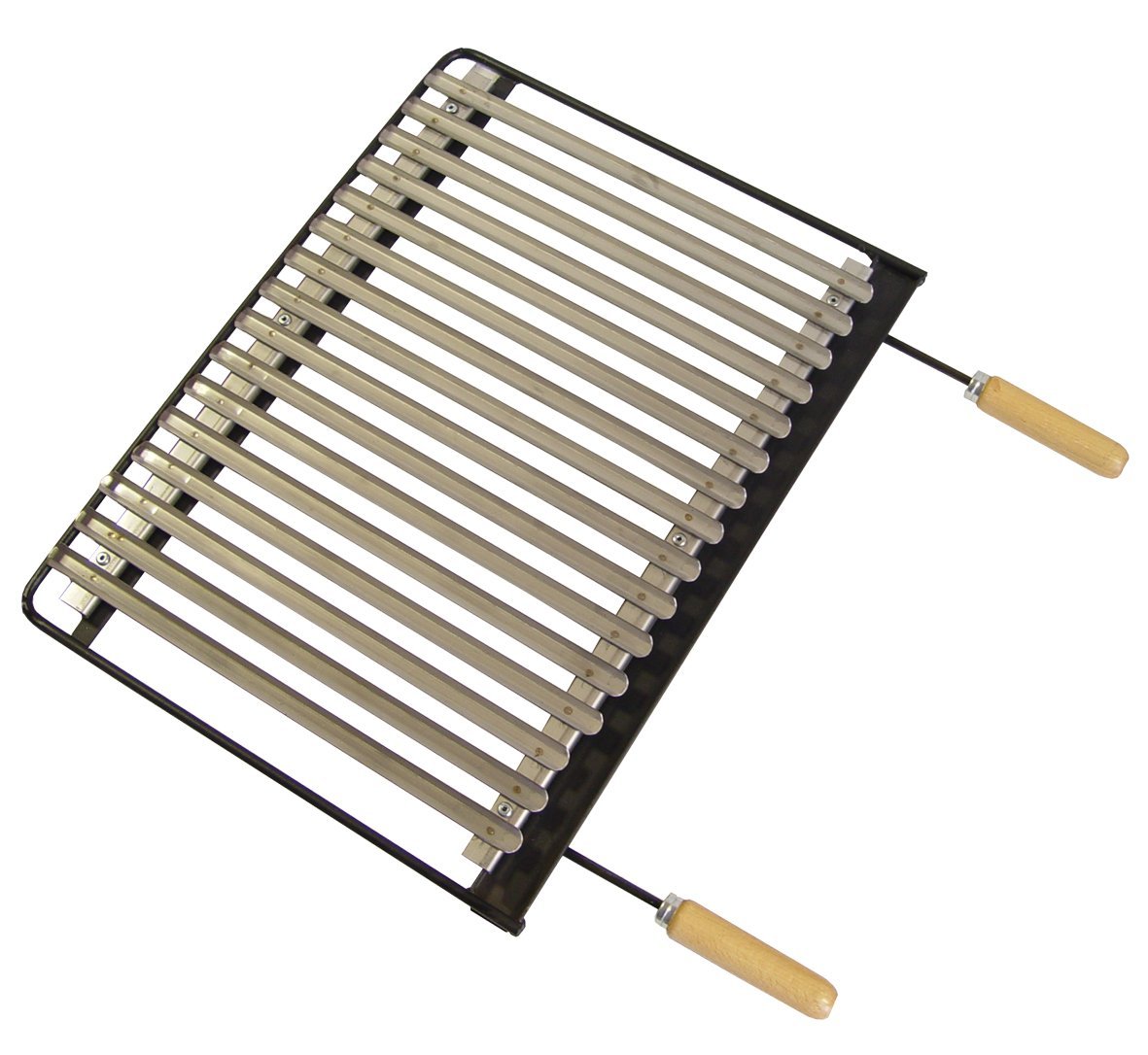 Imex El Zorro – Barbacoa con Ruedas y Parrilla Inox | 88x68x40 cm | Acero Inoxidable Resistente y Anticorrosión | Ideal para Jardín, Terraza y Barbacoas con Carbón o Leña