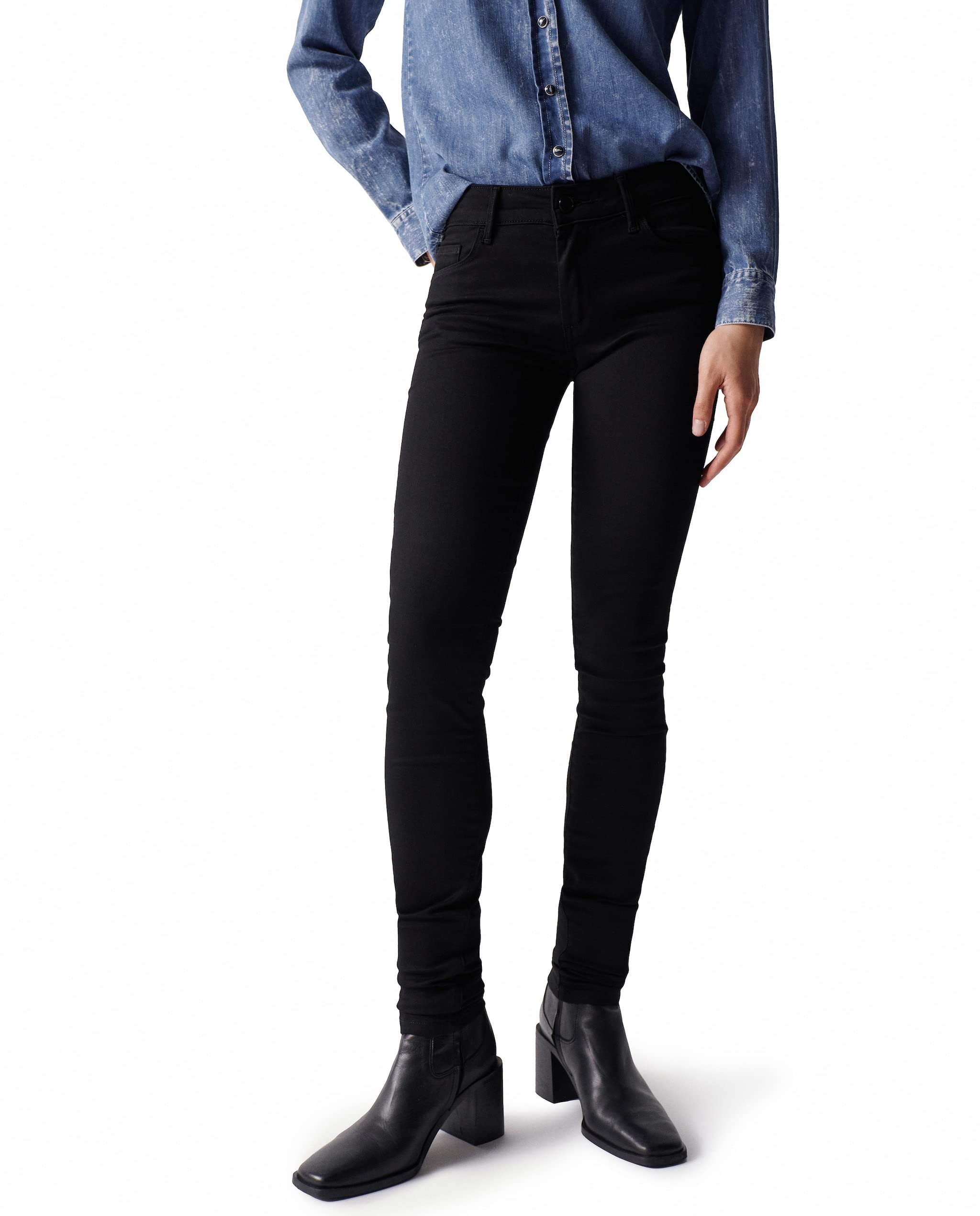 Salsa Jeans Women's Noir Skinny Jeans Wonder