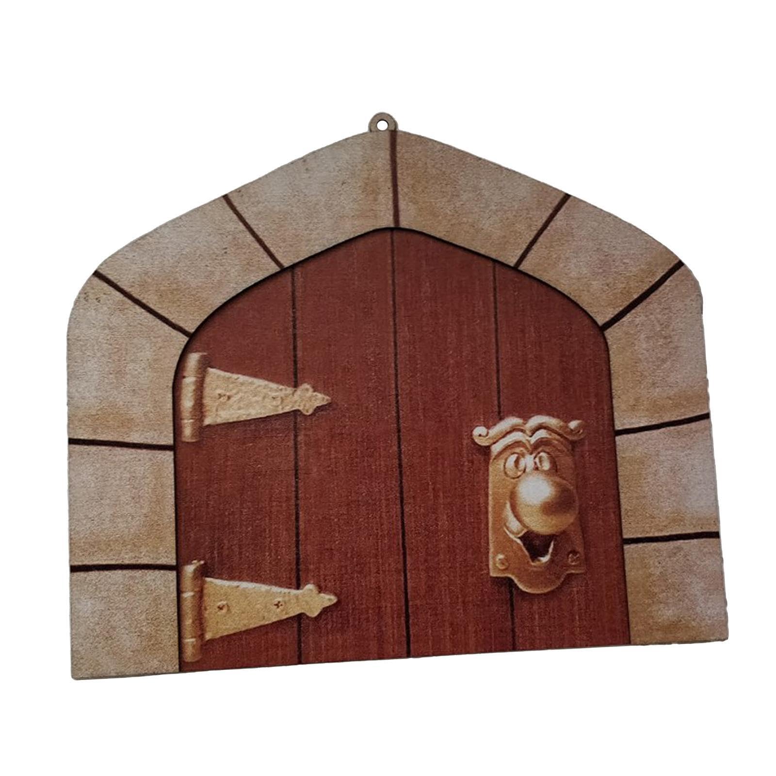 QIXCXAZ Miniature Fairy Home Window Garden Decoration Elegant Miniature Fairy Door Enchanting Resin Decorations Evoking Whimsy And Joy Clearance Supplies