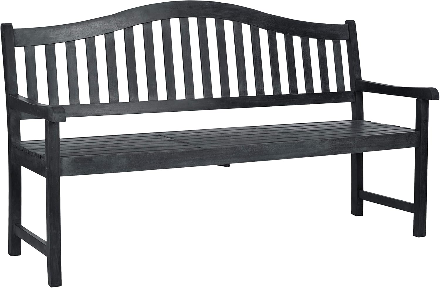 SAFAVIEH Outdoor Collection Mischa Natural Brown Bench