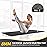 CAMBIVO Yoga Mat with Carrying Strap for Women Men Kids, 1/3 & 1/4 & 2/5 Inch Extra Thick Pilates Mat Non Slip, 72 x 24 TPE Fitness Mats, Workout Mat for Yoga, and Floor Exercises(Mint+Gray, 1/3)