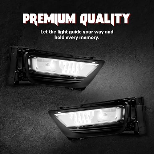 Miniatura 2 de RP Remarkable Power, Se adapta al kit de luces antiniebla transparentes Accord de 4 puertas (no compatible con híbridos) FL7046 interruptor,