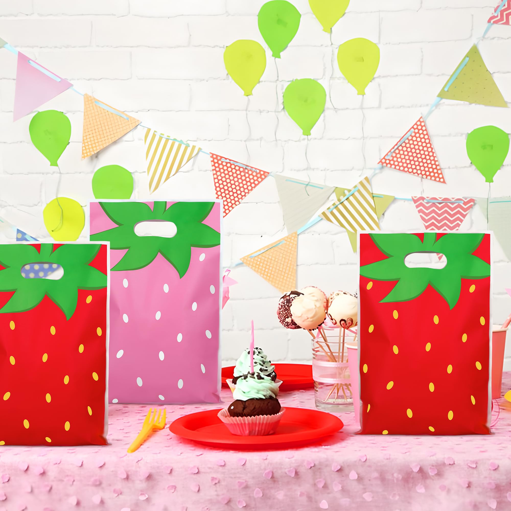 50 Pièces Uits Sucrés Aise Thème OPP Cadeau Emballage Sac Bonbons Gâteau Pochette Sac Pour Fille Anniversaire Bébé Douche Fête Décoration