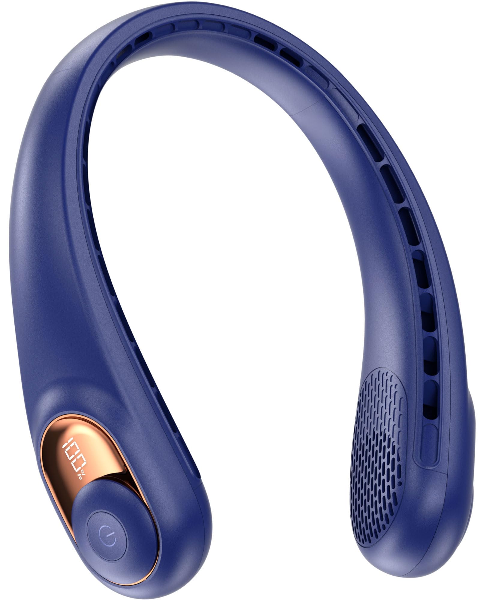 Photo 1 of KIDEE Portable Neck Fan, Personal Bladeless Rechargeable, Upgraded 4000mAh Battery & 360° Surrounding Air Outlet, Increase Air Volume, Ultra Quiet, Long Use Time Wearable Fan for Home Travel