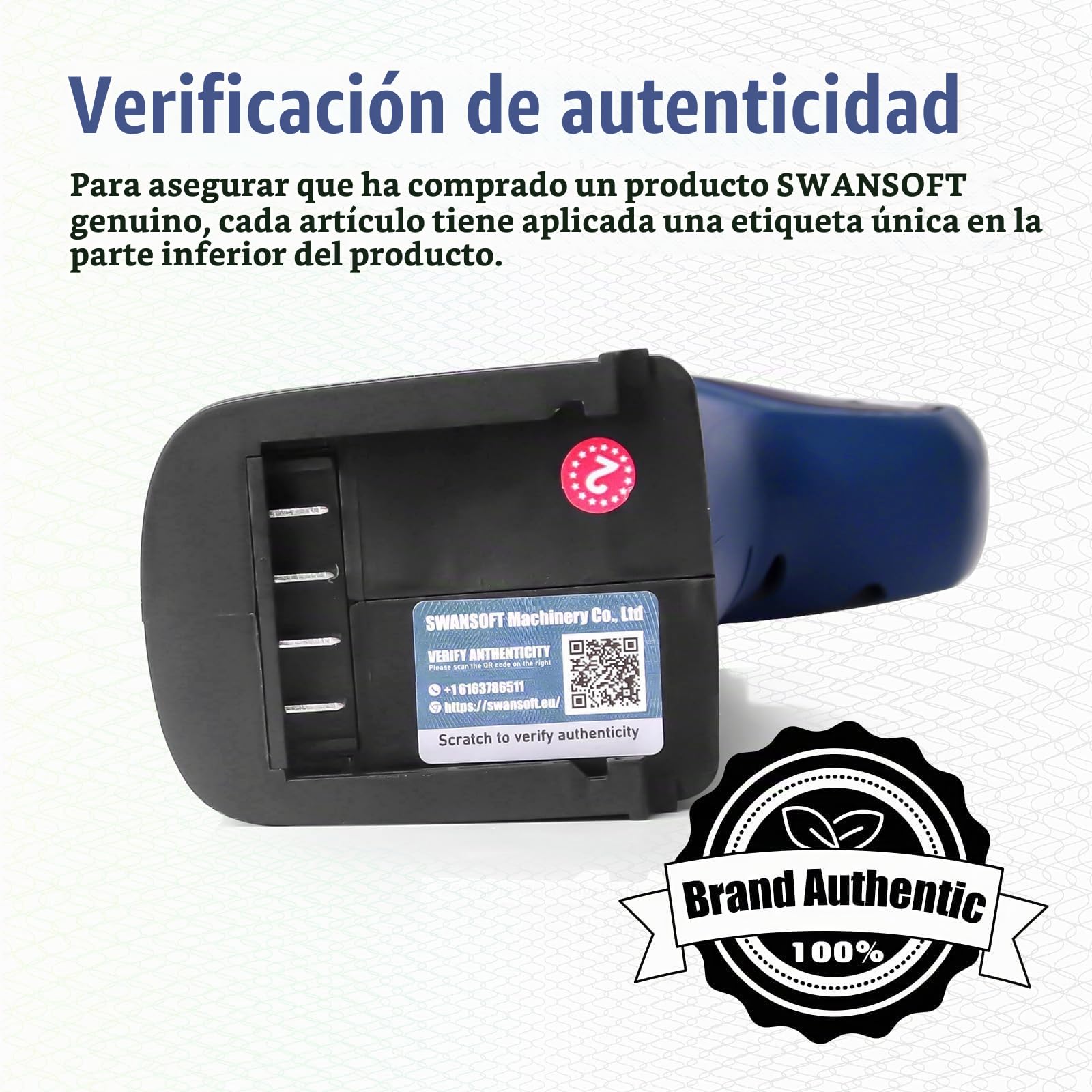 SWANSOFT PRU45-PLUS Tijeras de Podar Electricas Profesionales 45mm,1150W Motor sin Escobillas,25V 4Ah x2 Baterías,Pantalla LCD Tijeras de Podar Bateria para Olivos y Viña