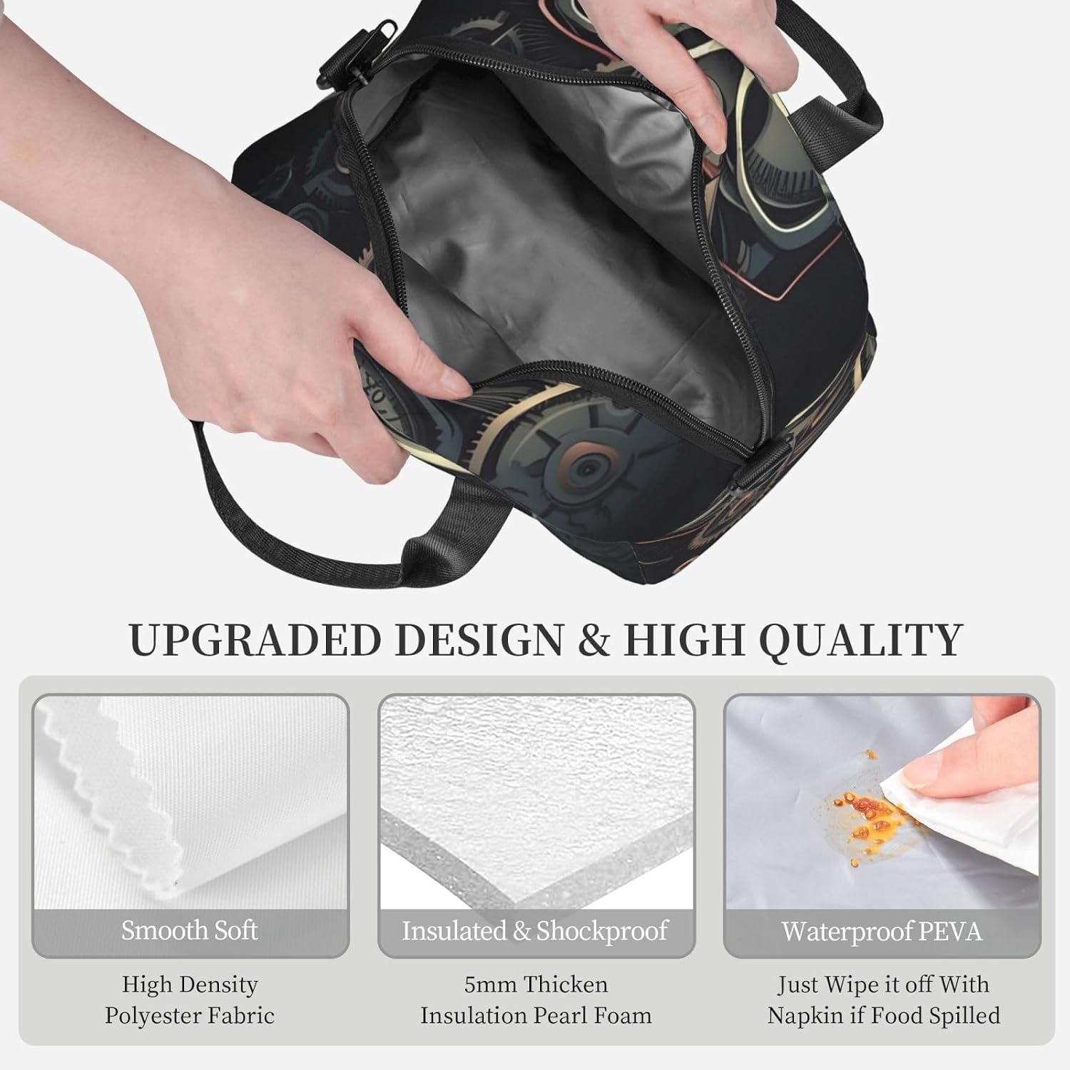 Cool Gear Lunch Bag for Women Lunch Box Insulation Bag Waterproof Lunch Tote Bag image 5