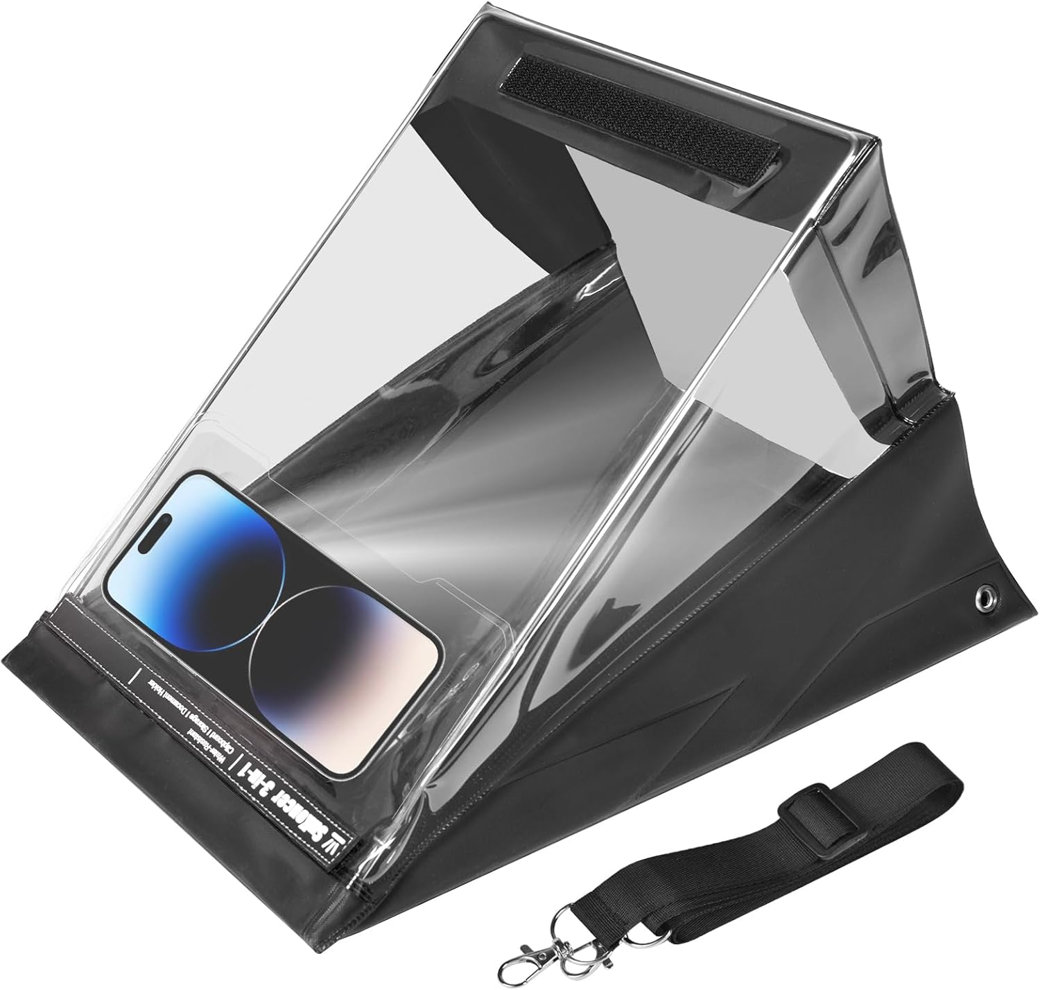 3-in-1 Waterproof Clipboard with Strap & DIY Document Stand & Reading Light - PVC Material for Indoor/Outdoor Use