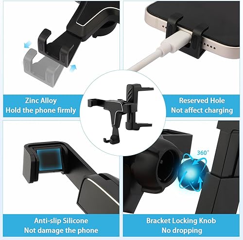 Miniatura 5 de Soporte de teléfono para automóvil Mercedes Benz Mini Cooper Air Vent Gravity Stable Soporte de teléfono celular compatible con Mercedes Benz CLA