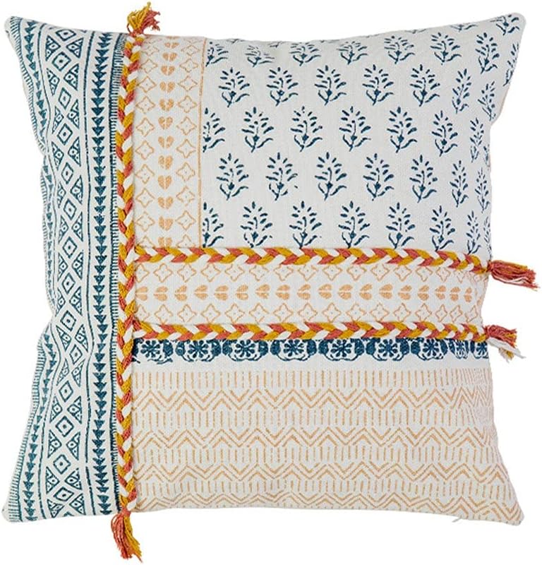 Tassel Pillowcase Hug Pillowcase Handmade Cotton Woven Tassel Cushion Pillow Nordic Living Room Sofa Bed Cushion