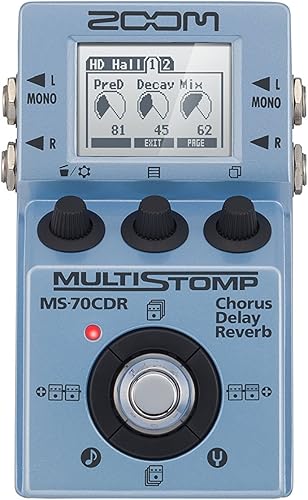 Zoom - MS-70CDR - Pedal MultiStomp ChorusDelayReverb.