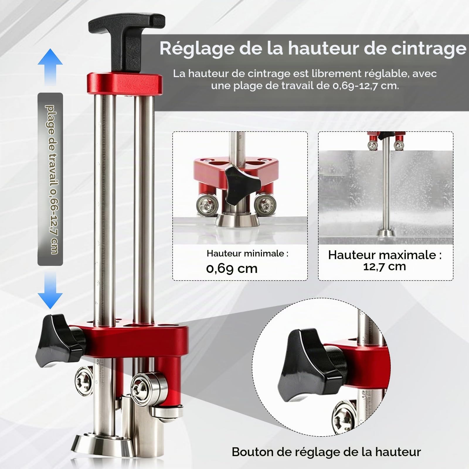Cintreuse De TôLe, Outil De Pliage Coupe-Bordures Pour MéTaux Outil De Travail De La TôLe Outils De Couvreur Cintreuse Manuelle Machine à Cintrer Portative