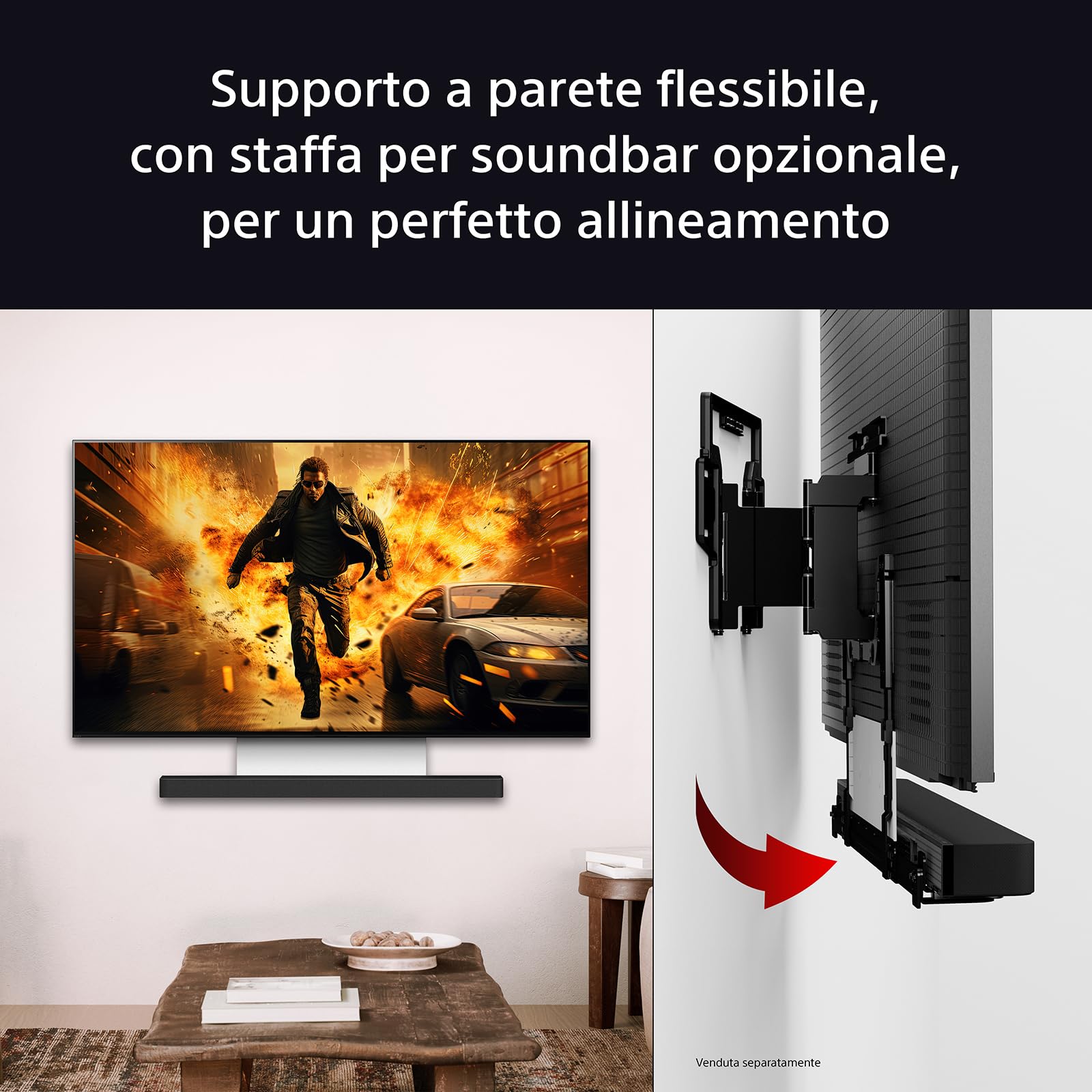 Sony BRAVIA 8 OLED 55 Pollici 4K HDR Google Smart TV | Gaming Menu per PlayStation 5, IMAX Enhanced, Dolby Vision Atmos, Chromecast, AirPlay, 120Hz 55XR80