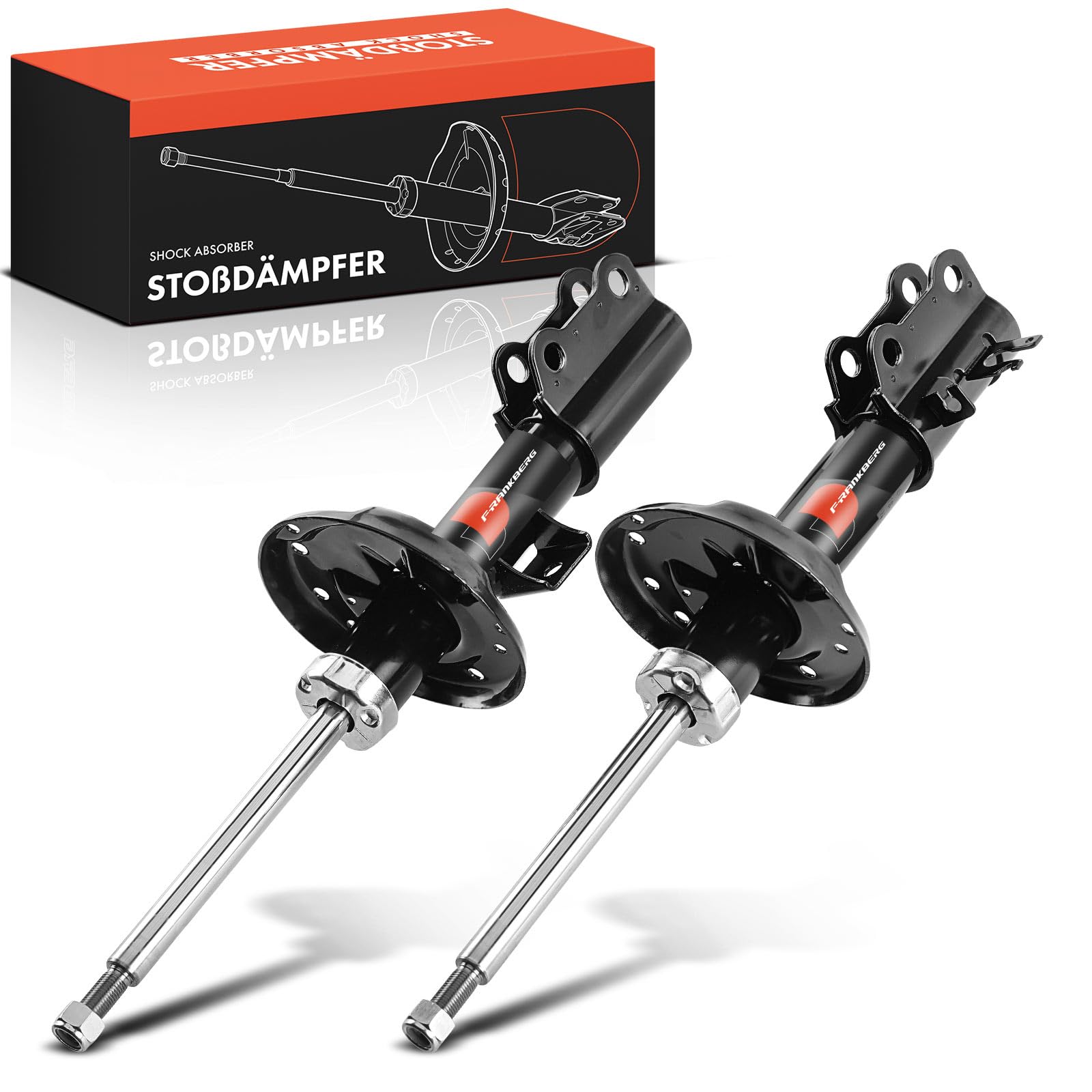 Frankberg 2 amortiguadores delanteros de 523 mm a presión de gas 95917155