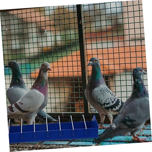 Miniatura 9 de Mipcase Pigeon Accessories Dispensador de alimentos para pájaros, comedero de periquitos, comedero de almacenamiento para pollos para jaula de