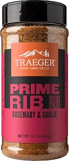 Traeger SPC251 Prime Rib Rub with Rosemary & Garlic - Sweet Savory Gluten-Free Seasoning for Steaks & Beef