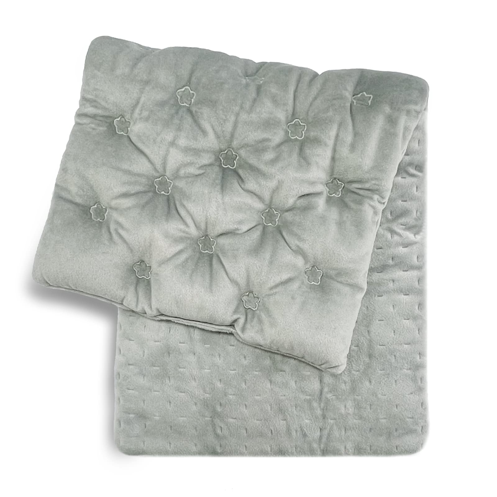 UNCN Long Heating Pad Microwavable 18.5 * 8.2 for Pain Relief-Wide Heat pad for hot Cold Compress-Multi-funtional Heat Pack for Cramps, Muscle Ache, Joints, Neck Shoulder(Grey)