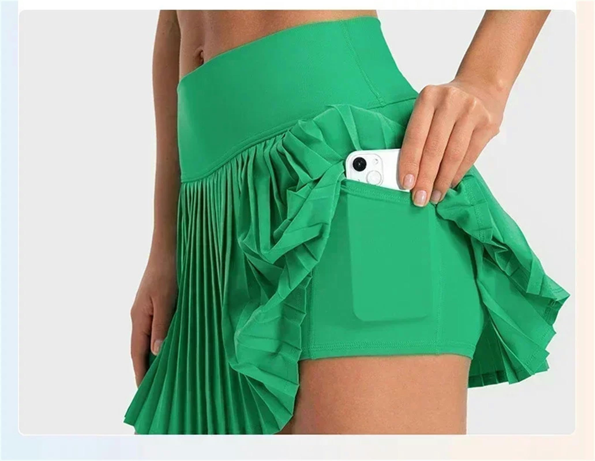 Jupe de Tennis Jupe Plissée Haute Taille pour Femmes