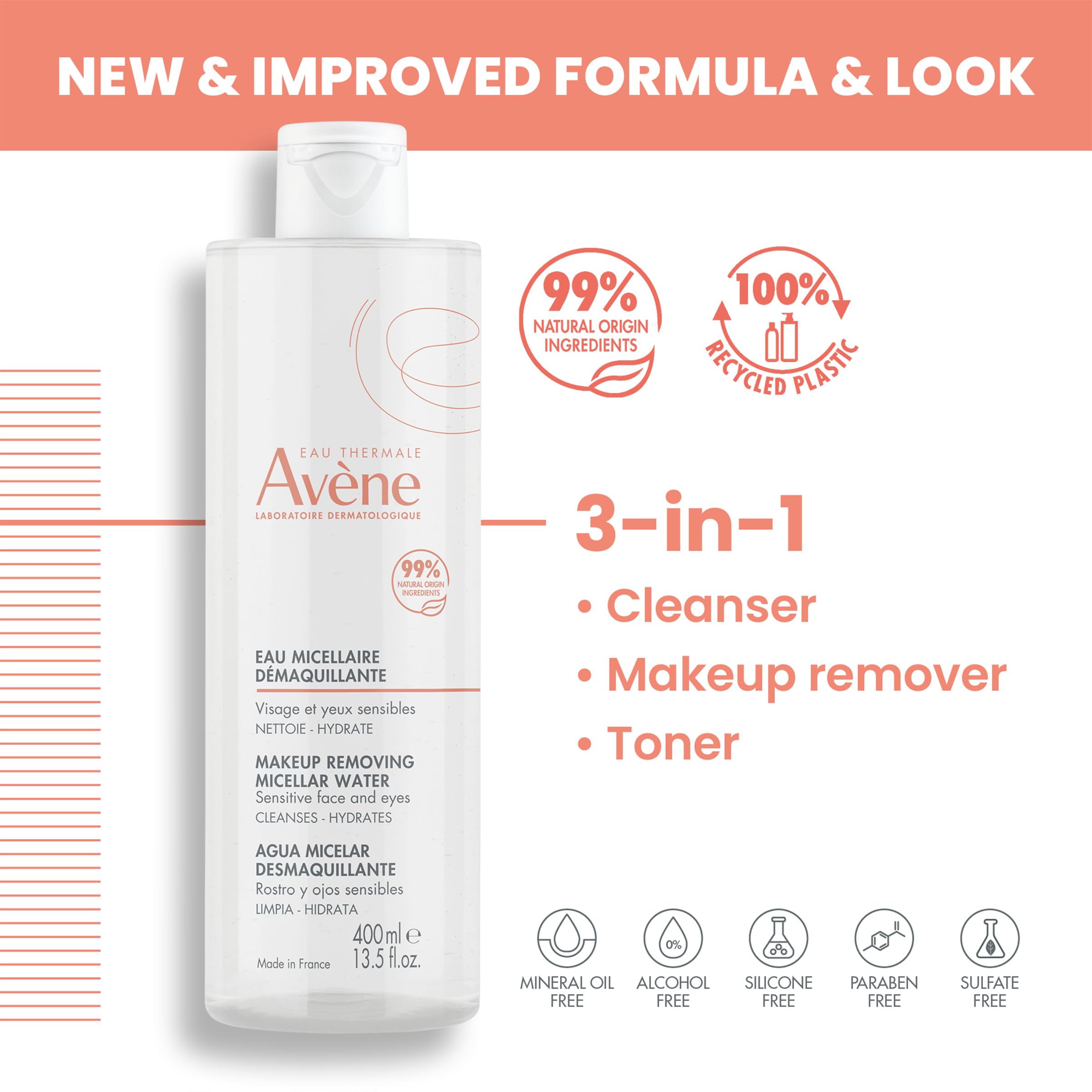Avene acqua micellare 400 ml 23