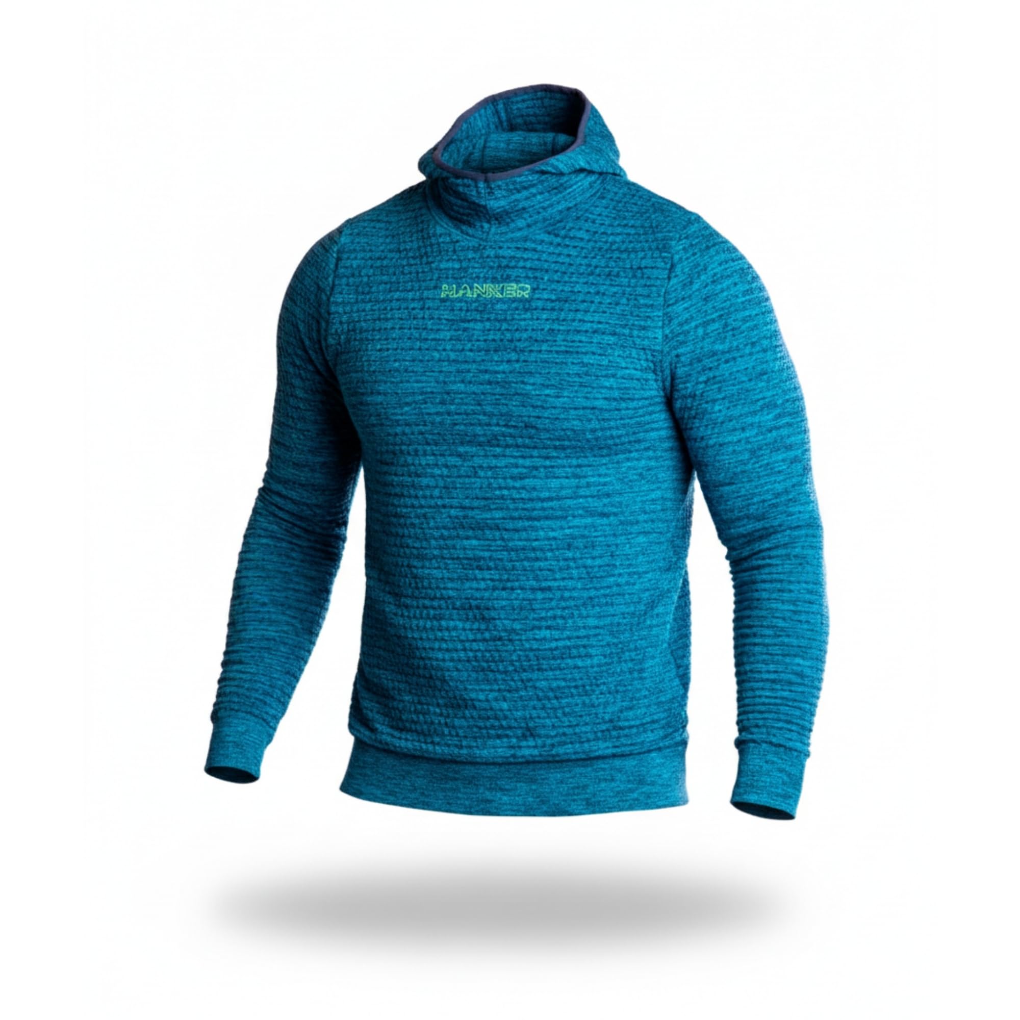HANKER Sportowa bluza z kapturem unisex dla mężczyzn i kobiet do trekkingu, lekkiej sportowej i casualowej jako druga warstwa termiczna Soft Air Plus